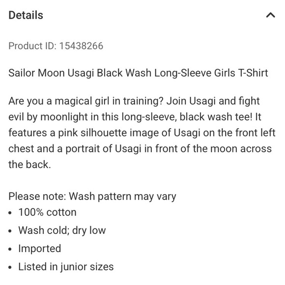 Sailor Moon Top - Picture 6 of 13